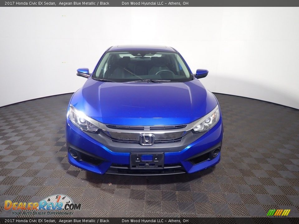 2017 Honda Civic EX Sedan Aegean Blue Metallic / Black Photo #6
