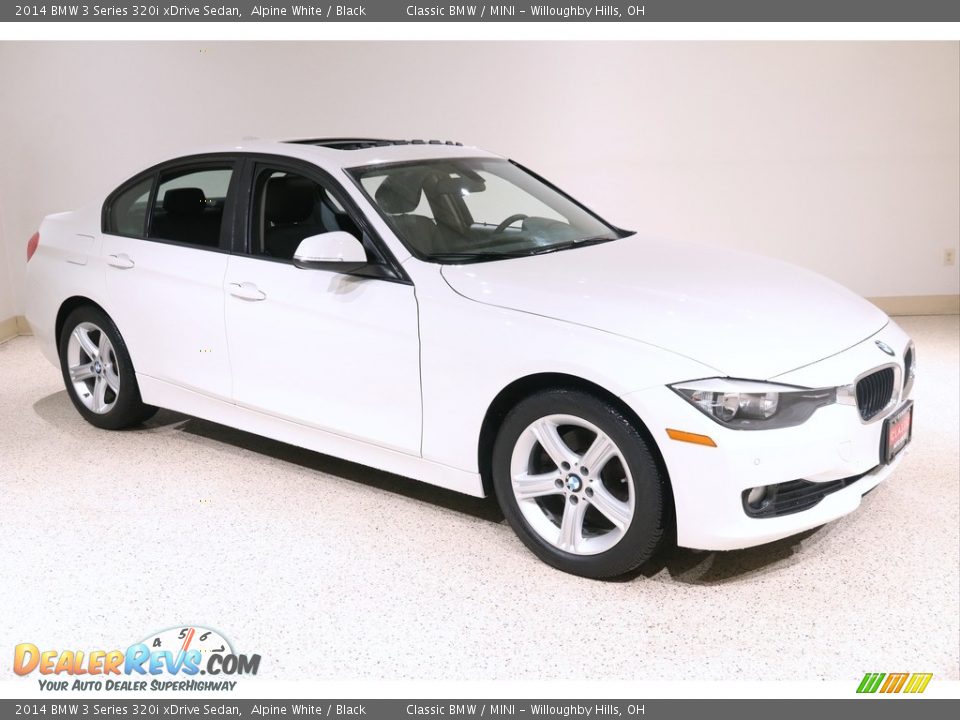 2014 BMW 3 Series 320i xDrive Sedan Alpine White / Black Photo #1