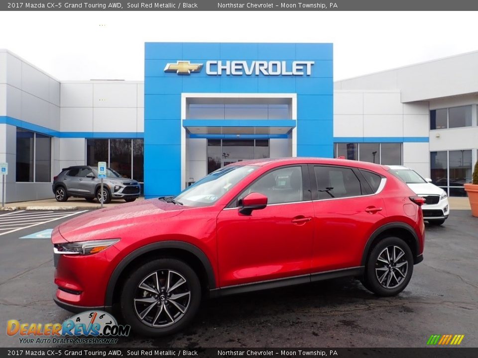 2017 Mazda CX-5 Grand Touring AWD Soul Red Metallic / Black Photo #1