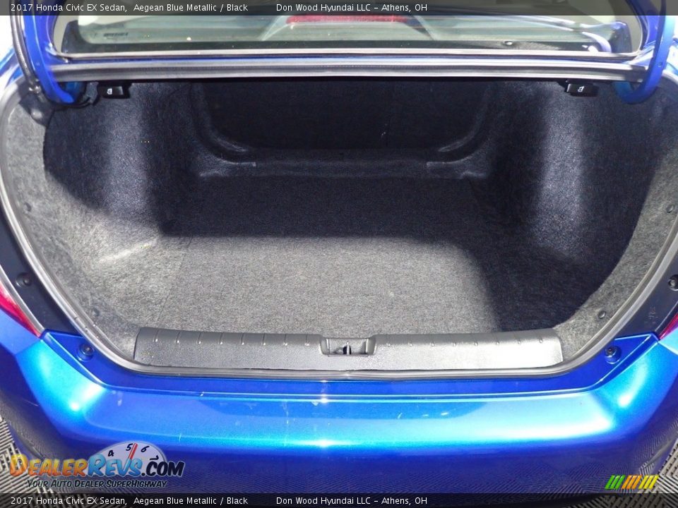 2017 Honda Civic EX Sedan Aegean Blue Metallic / Black Photo #16