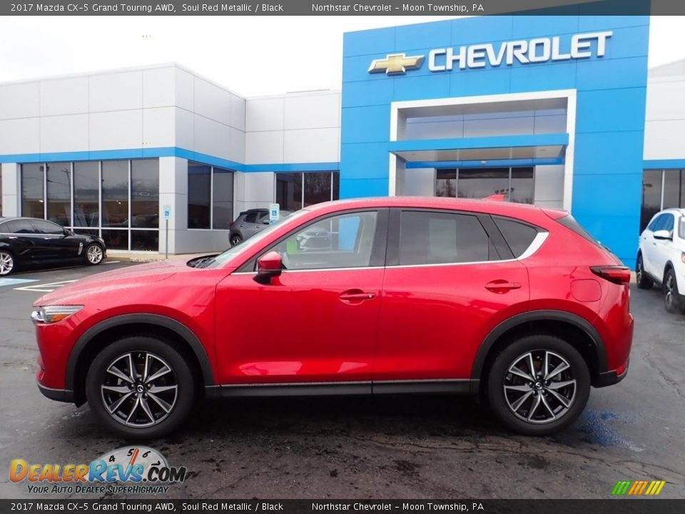 2017 Mazda CX-5 Grand Touring AWD Soul Red Metallic / Black Photo #3