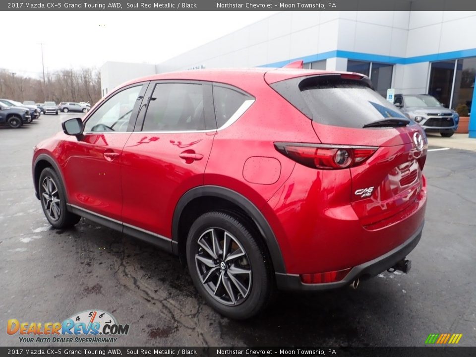 2017 Mazda CX-5 Grand Touring AWD Soul Red Metallic / Black Photo #4