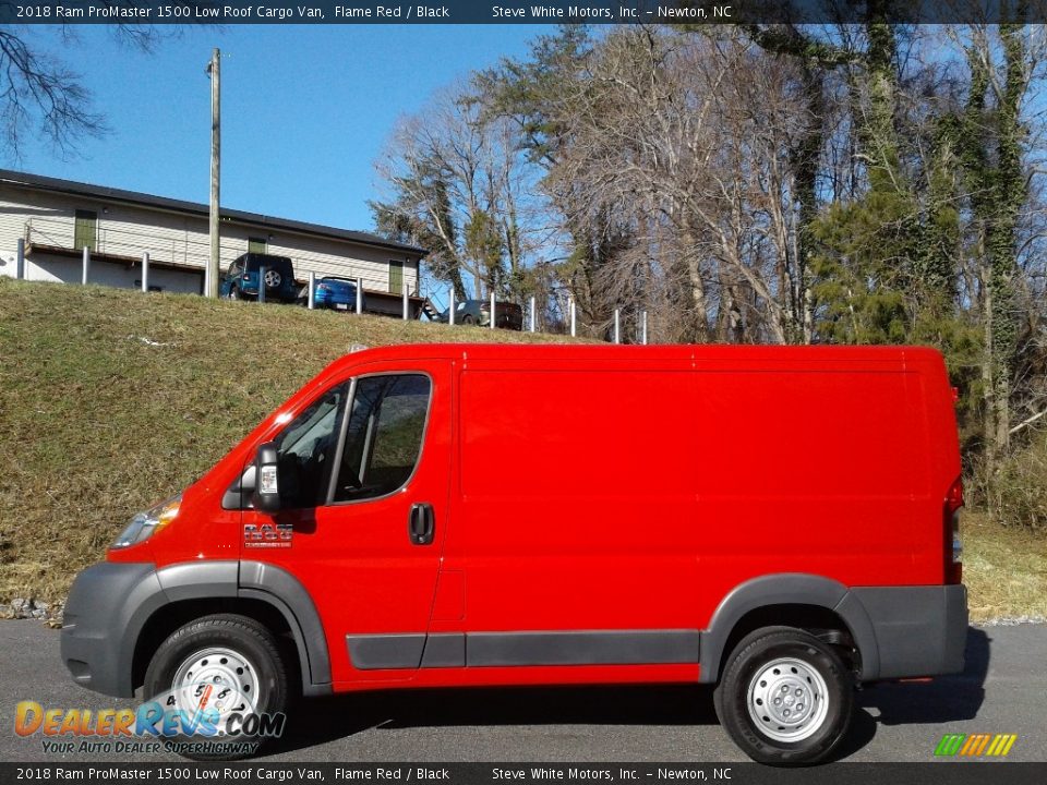 Flame Red 2018 Ram ProMaster 1500 Low Roof Cargo Van Photo #1