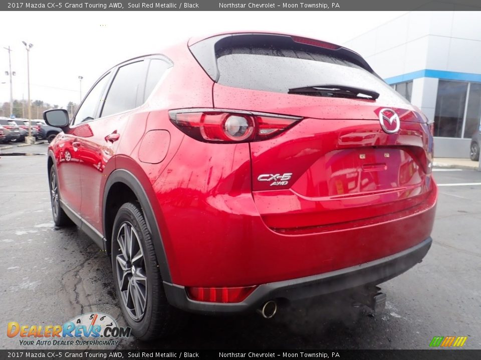 2017 Mazda CX-5 Grand Touring AWD Soul Red Metallic / Black Photo #5