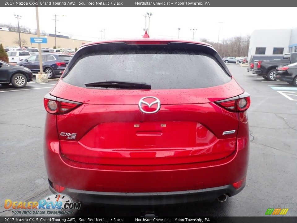 2017 Mazda CX-5 Grand Touring AWD Soul Red Metallic / Black Photo #6