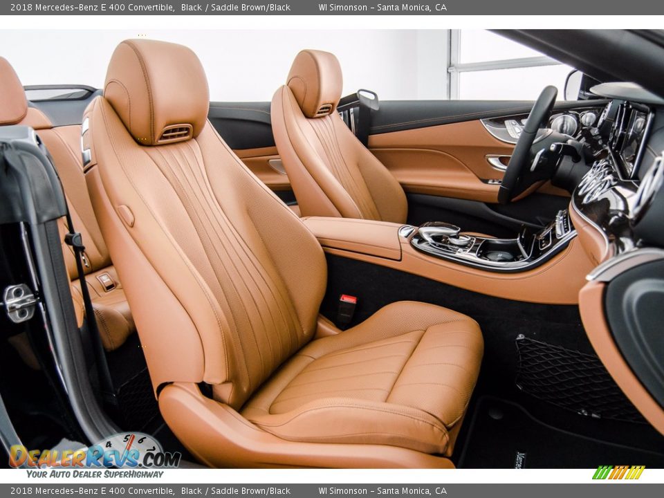 Front Seat of 2018 Mercedes-Benz E 400 Convertible Photo #2