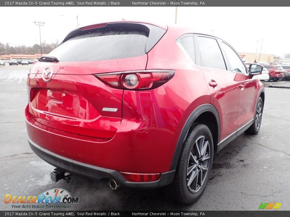 2017 Mazda CX-5 Grand Touring AWD Soul Red Metallic / Black Photo #8