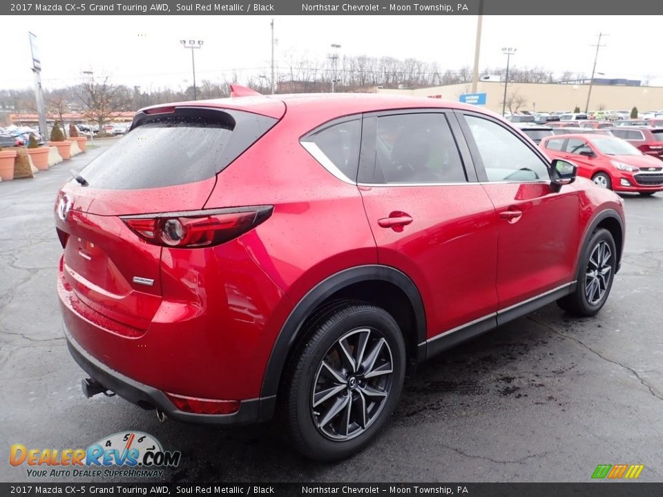 2017 Mazda CX-5 Grand Touring AWD Soul Red Metallic / Black Photo #9