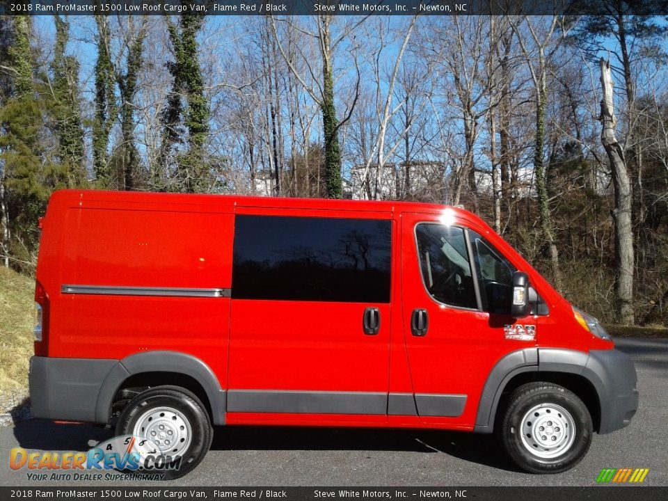 Flame Red 2018 Ram ProMaster 1500 Low Roof Cargo Van Photo #6