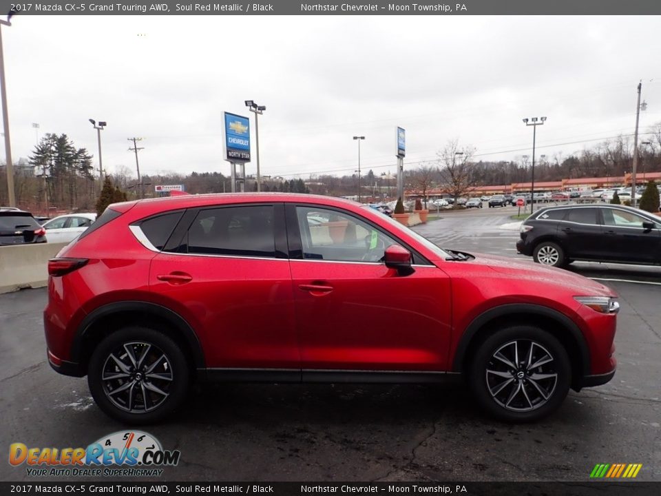 2017 Mazda CX-5 Grand Touring AWD Soul Red Metallic / Black Photo #10