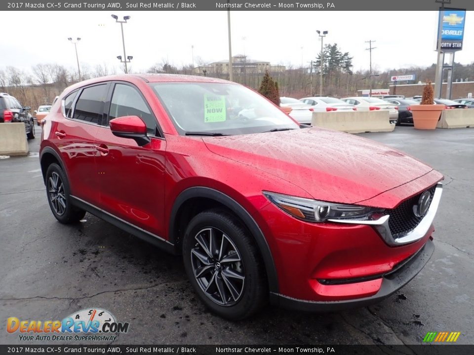 2017 Mazda CX-5 Grand Touring AWD Soul Red Metallic / Black Photo #11