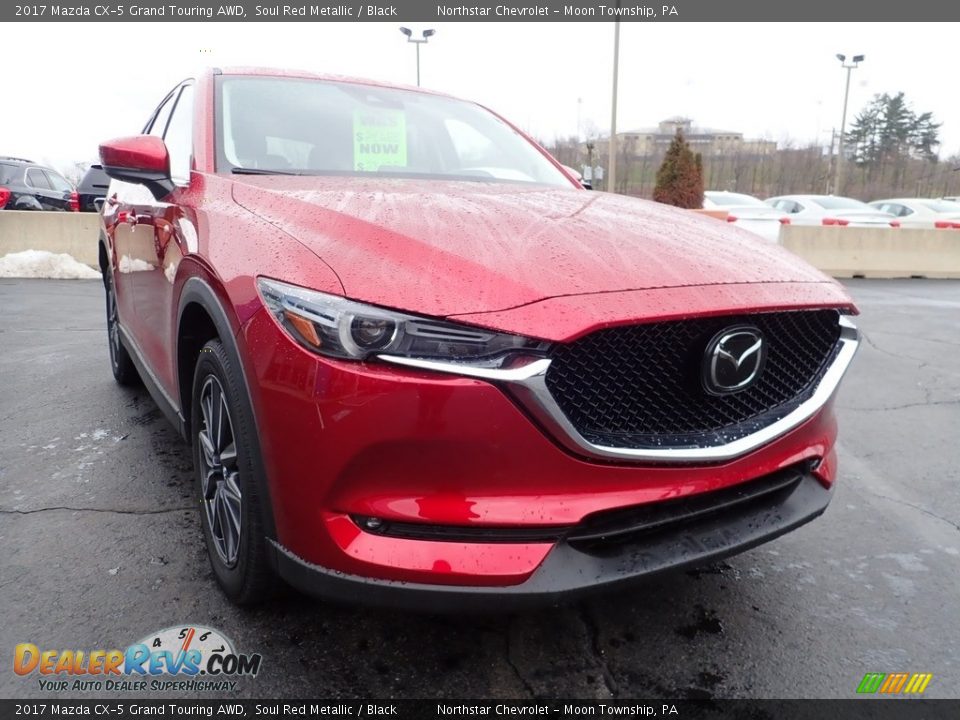 2017 Mazda CX-5 Grand Touring AWD Soul Red Metallic / Black Photo #12