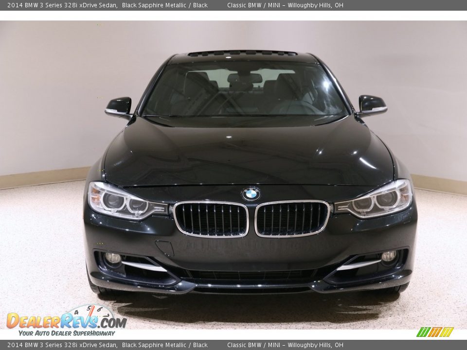 2014 BMW 3 Series 328i xDrive Sedan Black Sapphire Metallic / Black Photo #2