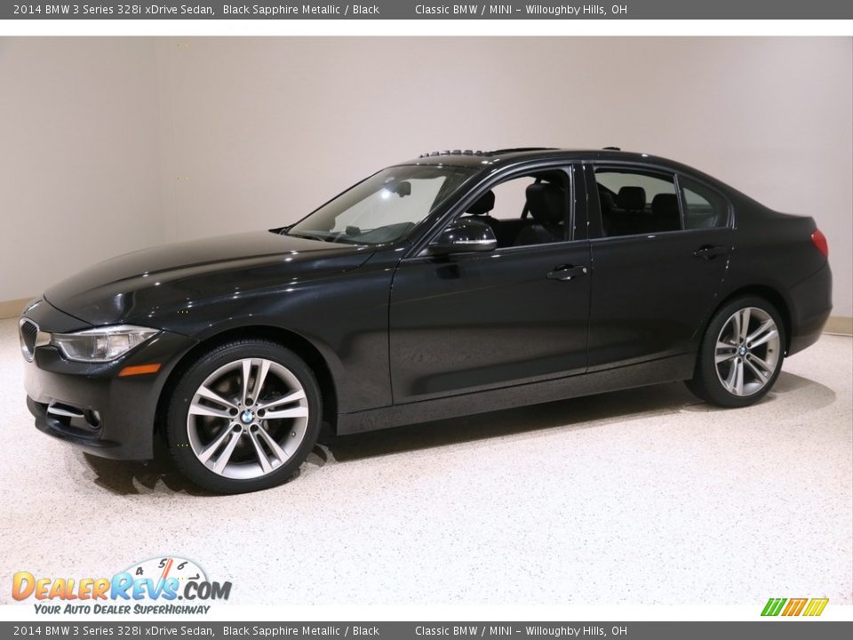 2014 BMW 3 Series 328i xDrive Sedan Black Sapphire Metallic / Black Photo #3