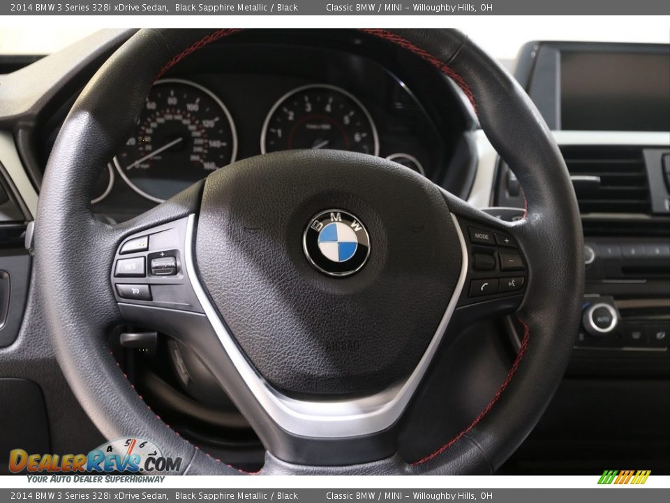 2014 BMW 3 Series 328i xDrive Sedan Black Sapphire Metallic / Black Photo #7