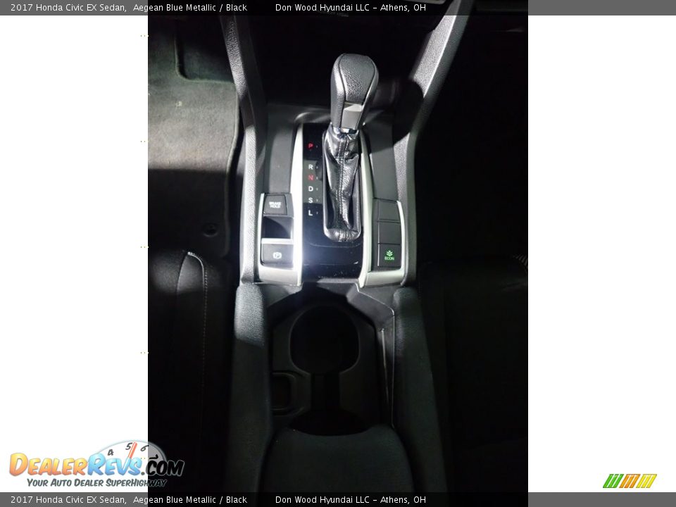 2017 Honda Civic EX Sedan Aegean Blue Metallic / Black Photo #33