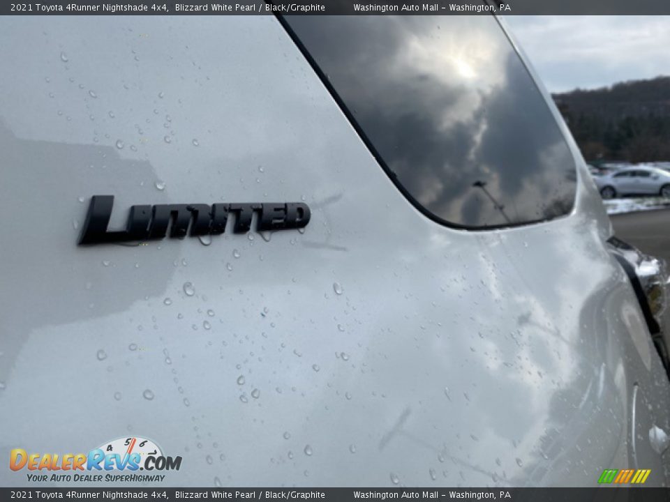 2021 Toyota 4Runner Nightshade 4x4 Blizzard White Pearl / Black/Graphite Photo #31