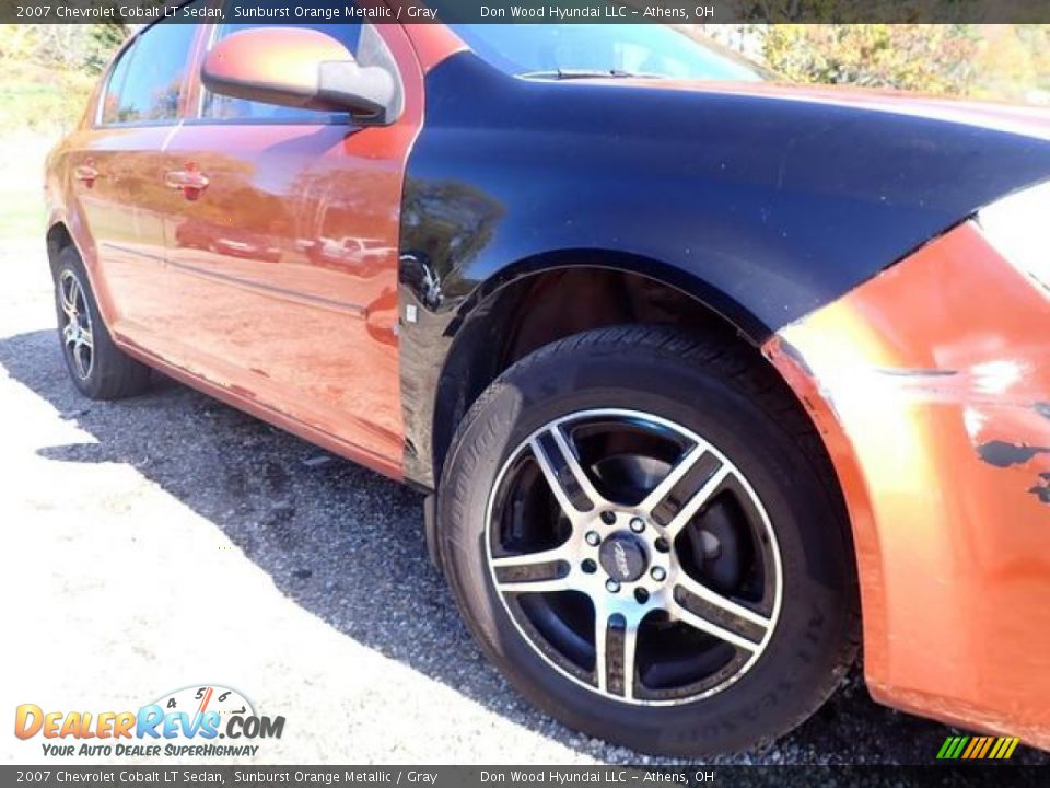 2007 Chevrolet Cobalt LT Sedan Sunburst Orange Metallic / Gray Photo #3