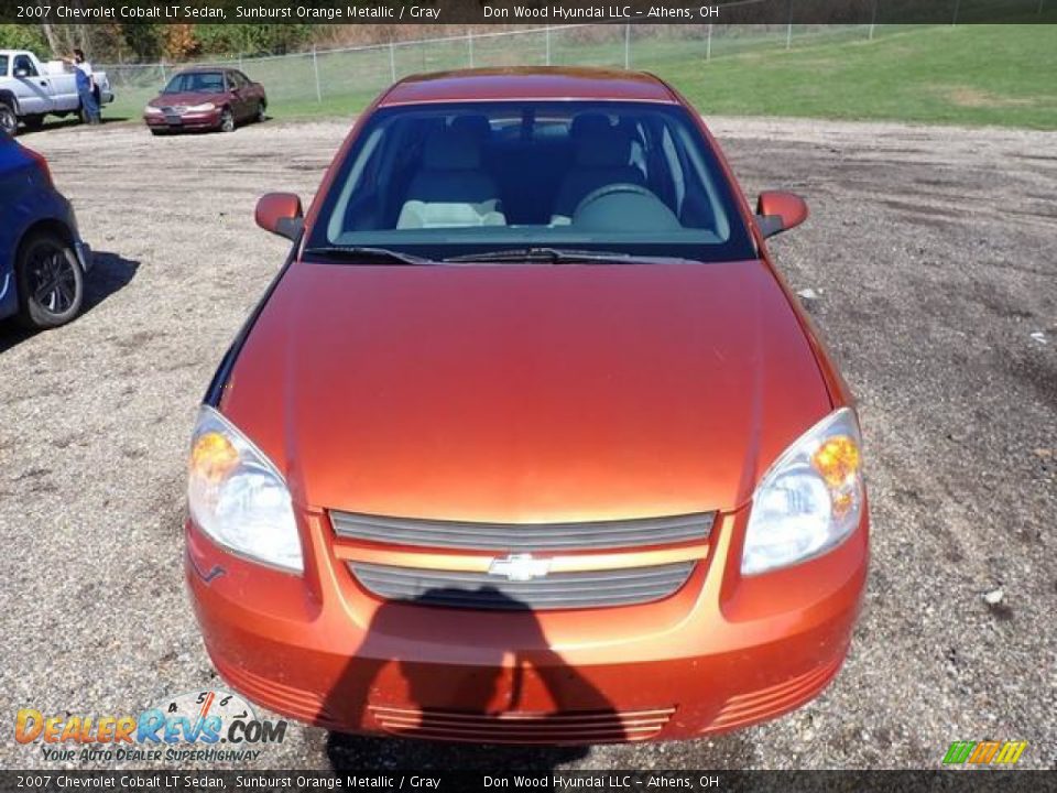 2007 Chevrolet Cobalt LT Sedan Sunburst Orange Metallic / Gray Photo #4