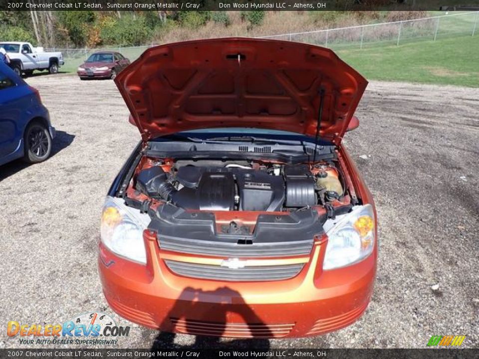 2007 Chevrolet Cobalt LT Sedan Sunburst Orange Metallic / Gray Photo #5