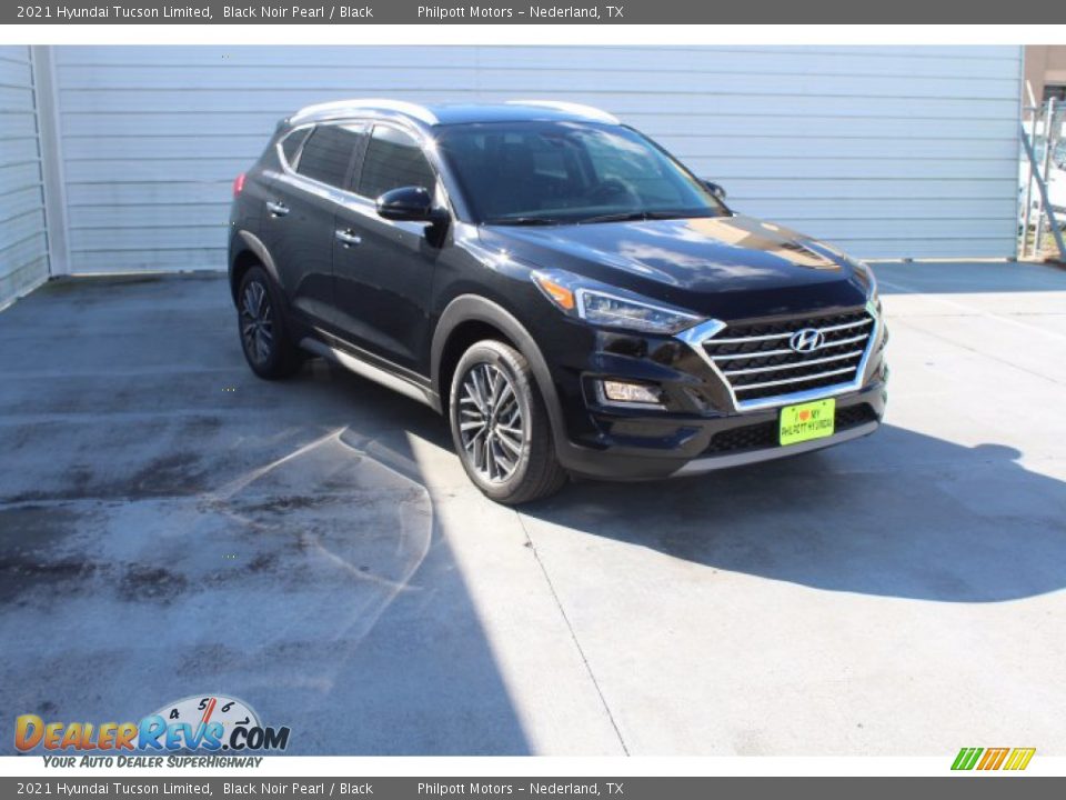 2021 Hyundai Tucson Limited Black Noir Pearl / Black Photo #2