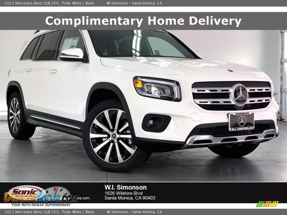 2021 Mercedes-Benz GLB 250 Polar White / Black Photo #1