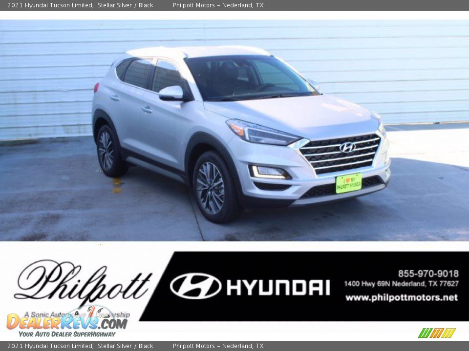 2021 Hyundai Tucson Limited Stellar Silver / Black Photo #1