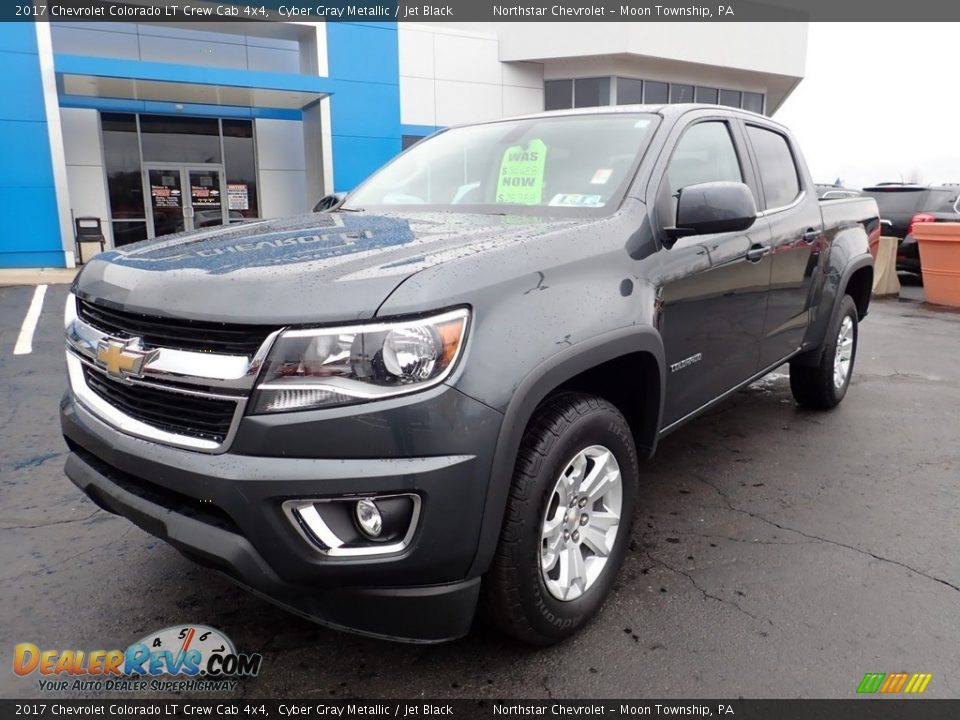 2017 Chevrolet Colorado LT Crew Cab 4x4 Cyber Gray Metallic / Jet Black Photo #2