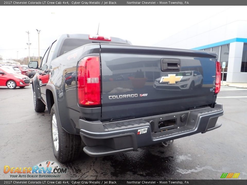 2017 Chevrolet Colorado LT Crew Cab 4x4 Cyber Gray Metallic / Jet Black Photo #5