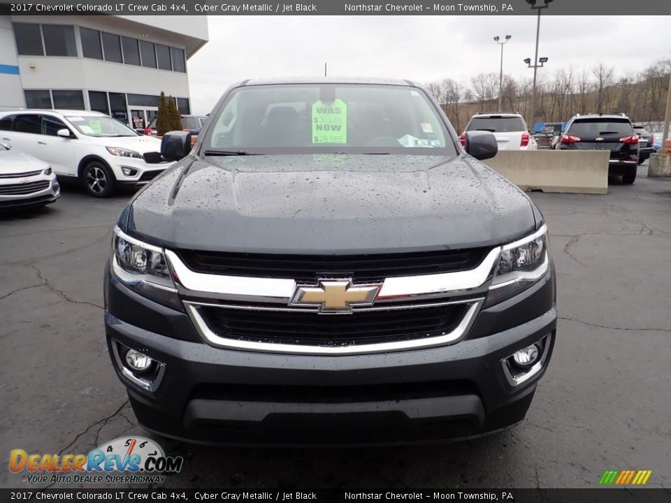 2017 Chevrolet Colorado LT Crew Cab 4x4 Cyber Gray Metallic / Jet Black Photo #12