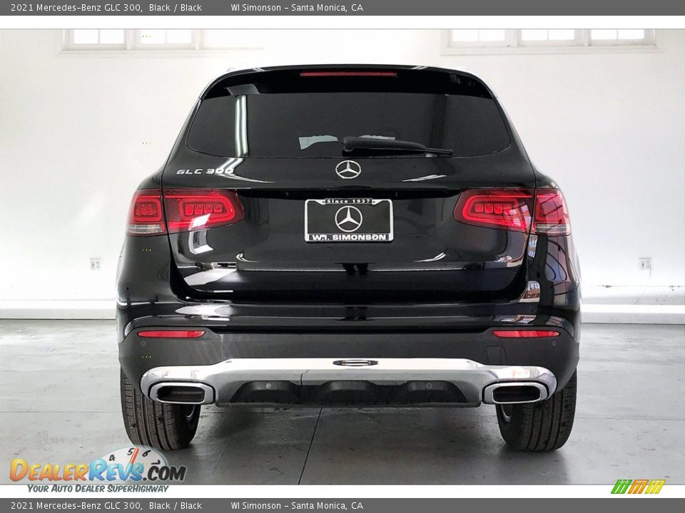 2021 Mercedes-Benz GLC 300 Black / Black Photo #3