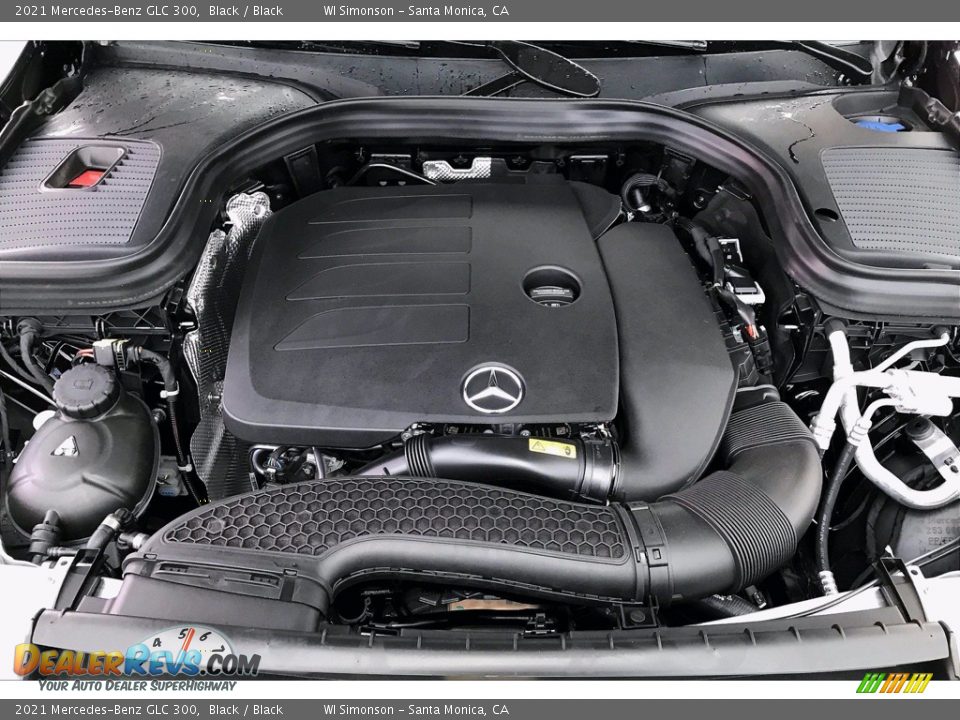 2021 Mercedes-Benz GLC 300 Black / Black Photo #8