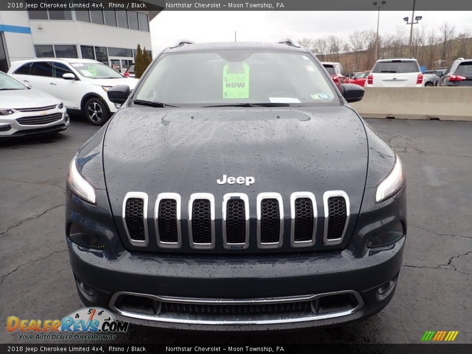 2018 Jeep Cherokee Limited 4x4 Rhino / Black Photo #13