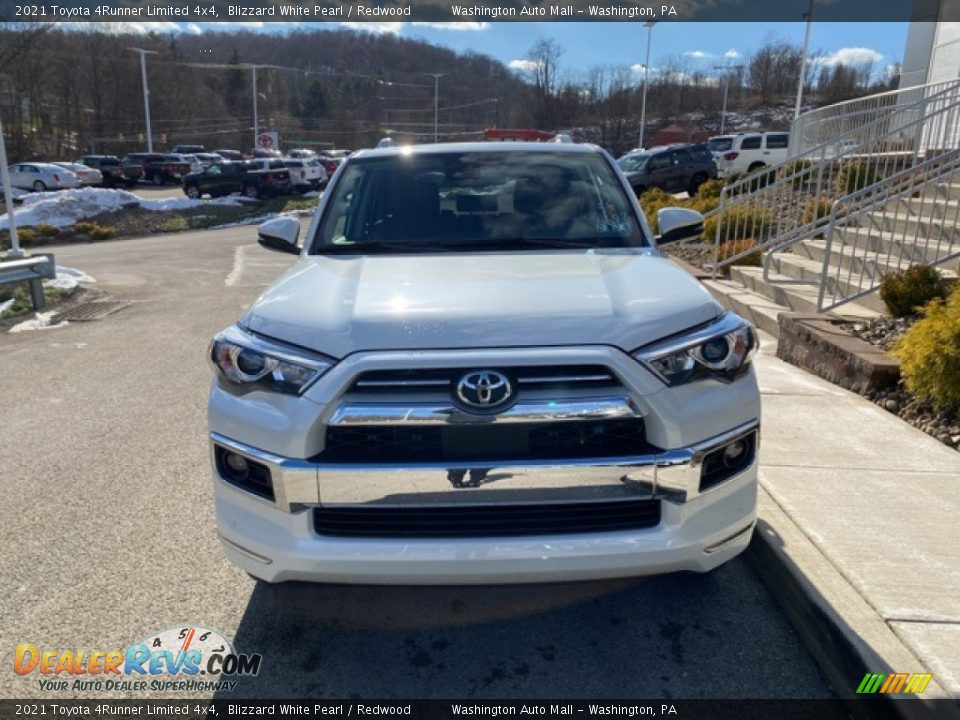 2021 Toyota 4Runner Limited 4x4 Blizzard White Pearl / Redwood Photo #12