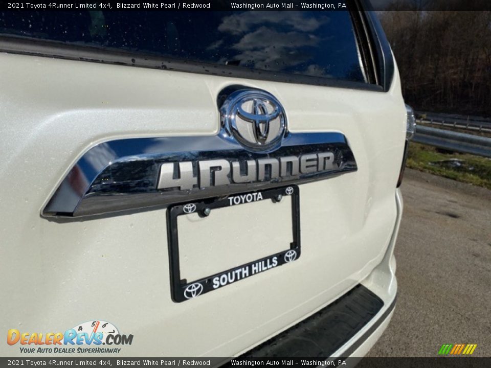 2021 Toyota 4Runner Limited 4x4 Blizzard White Pearl / Redwood Photo #23