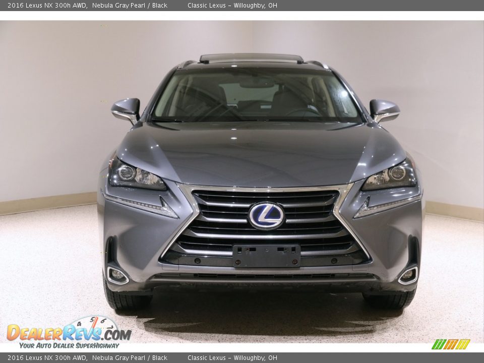 2016 Lexus NX 300h AWD Nebula Gray Pearl / Black Photo #2