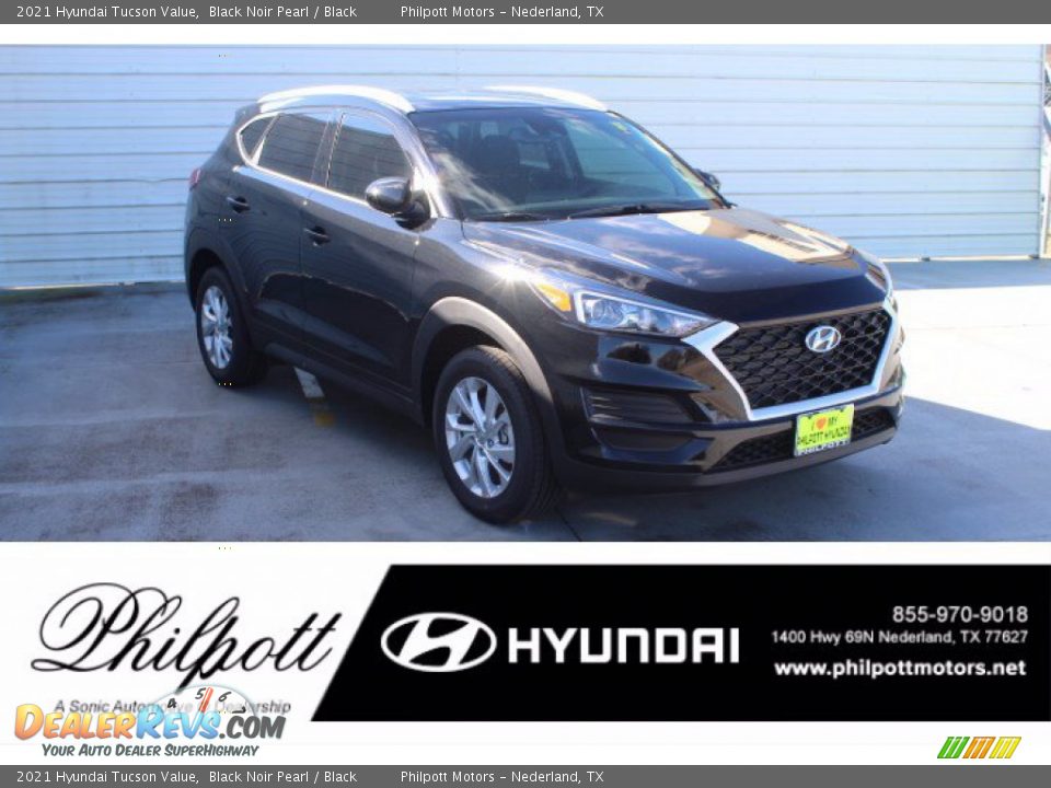 2021 Hyundai Tucson Value Black Noir Pearl / Black Photo #1