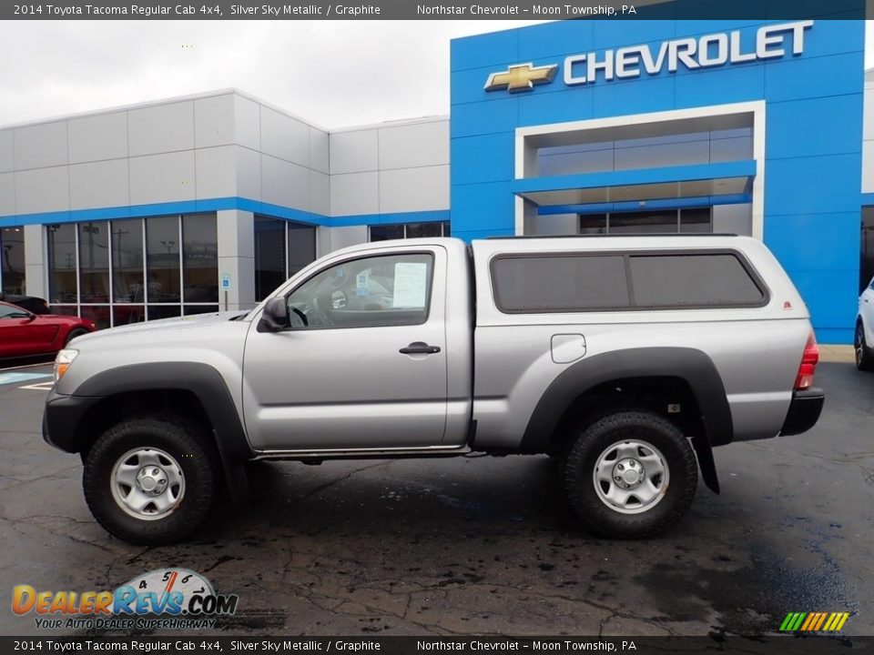 Silver Sky Metallic 2014 Toyota Tacoma Regular Cab 4x4 Photo #4