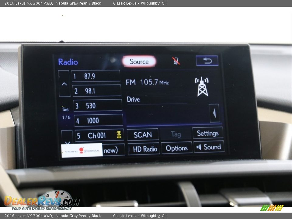Audio System of 2016 Lexus NX 300h AWD Photo #12