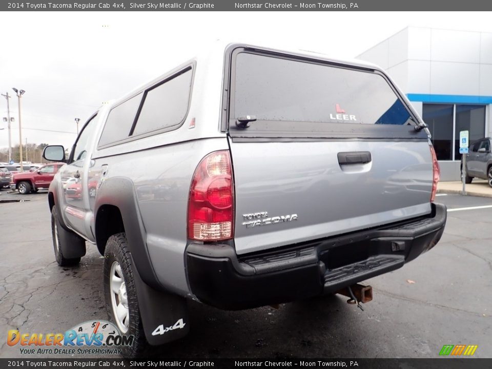 2014 Toyota Tacoma Regular Cab 4x4 Silver Sky Metallic / Graphite Photo #7