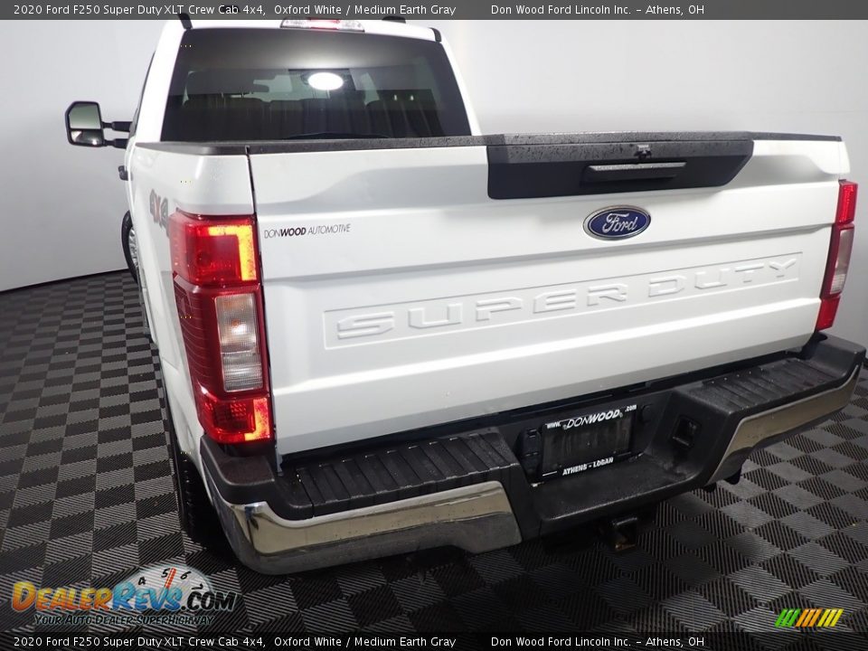 2020 Ford F250 Super Duty XLT Crew Cab 4x4 Oxford White / Medium Earth Gray Photo #14