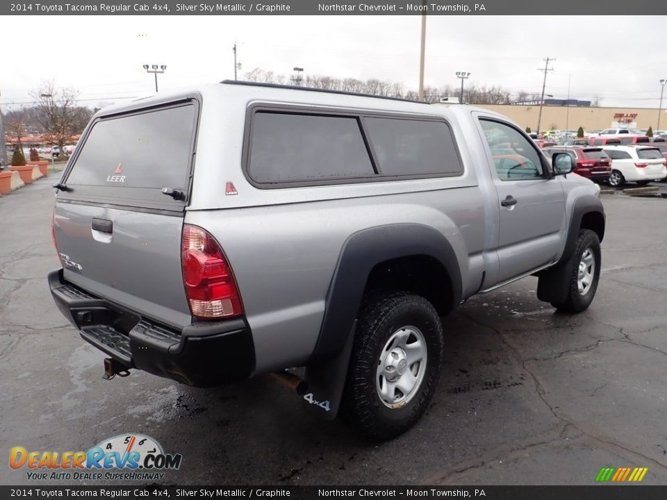 2014 Toyota Tacoma Regular Cab 4x4 Silver Sky Metallic / Graphite Photo #10