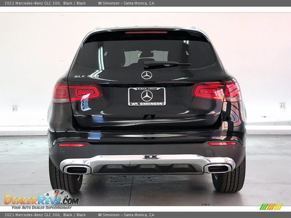 2021 Mercedes-Benz GLC 300 Black / Black Photo #3