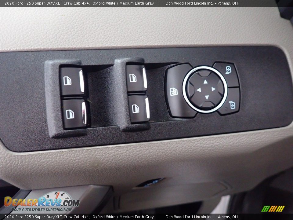 2020 Ford F250 Super Duty XLT Crew Cab 4x4 Oxford White / Medium Earth Gray Photo #22