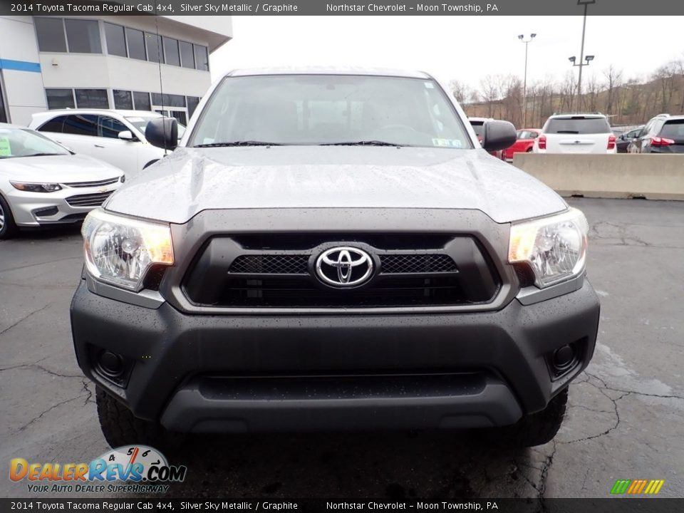 2014 Toyota Tacoma Regular Cab 4x4 Silver Sky Metallic / Graphite Photo #16