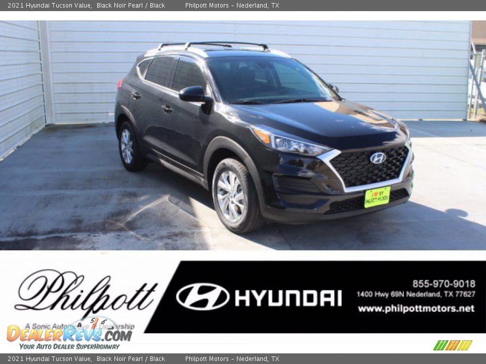 2021 Hyundai Tucson Value Black Noir Pearl / Black Photo #1