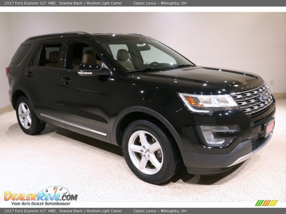 2017 Ford Explorer XLT 4WD Shadow Black / Medium Light Camel Photo #1