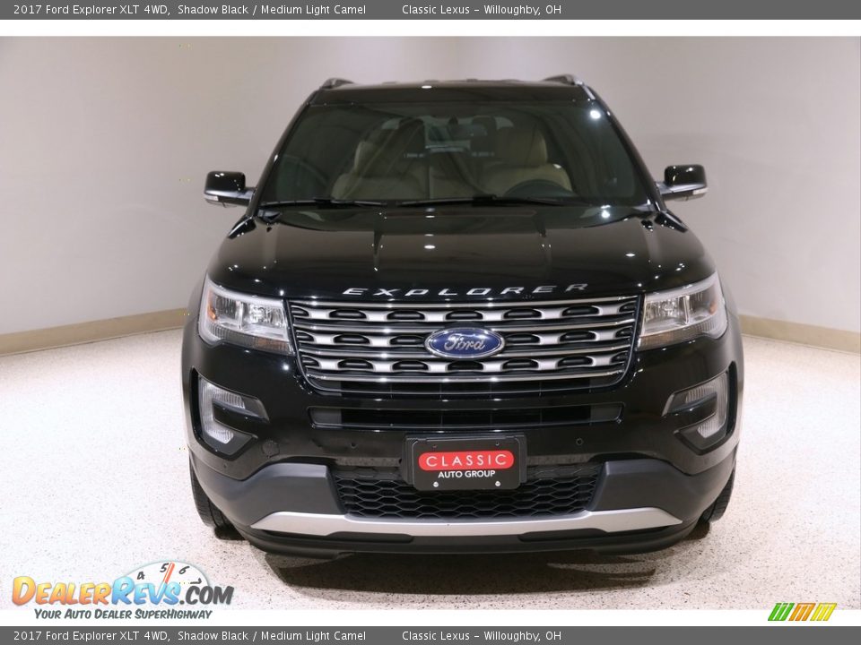 2017 Ford Explorer XLT 4WD Shadow Black / Medium Light Camel Photo #2