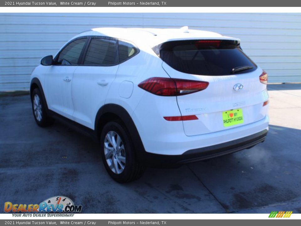 2021 Hyundai Tucson Value White Cream / Gray Photo #6