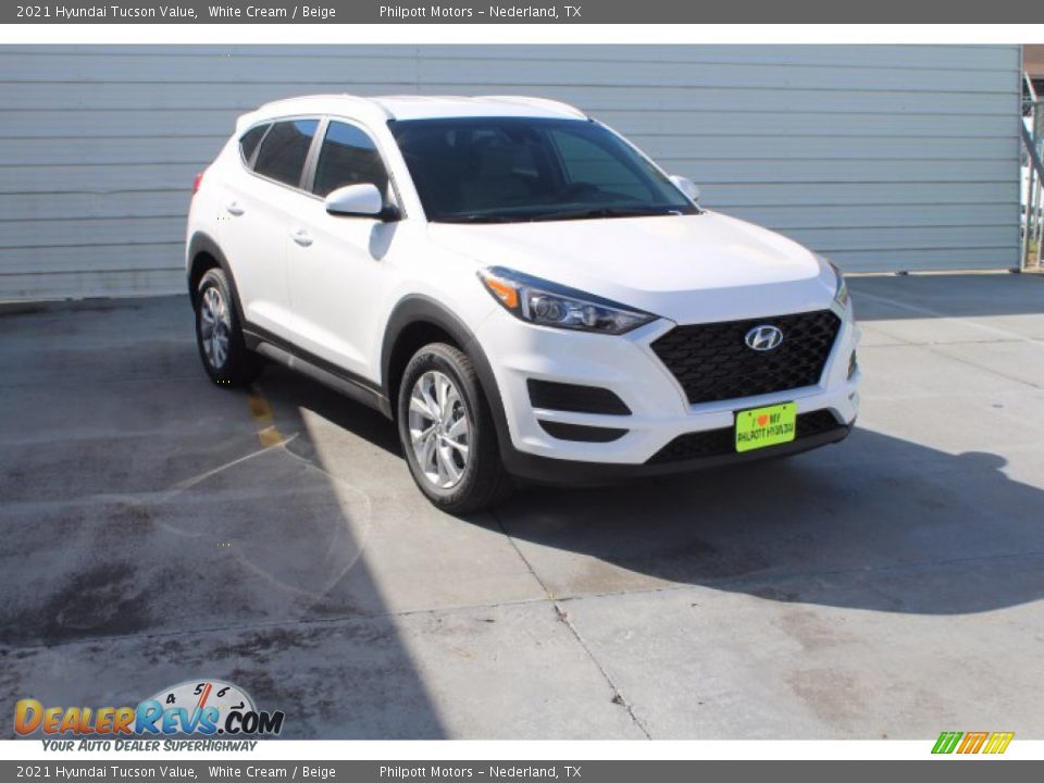 2021 Hyundai Tucson Value White Cream / Beige Photo #2